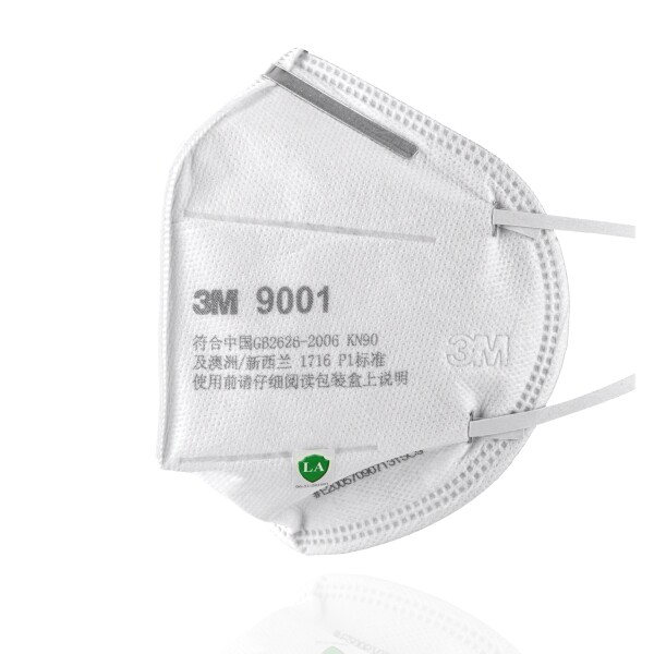 50 Stück Atemschutzmasken 3M 9001, KN90 Standard